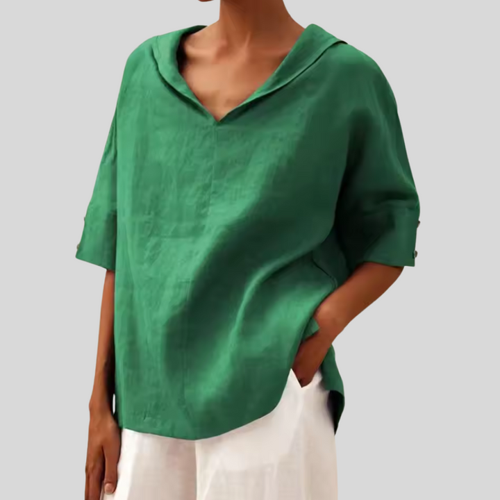 MIYA |  BREATHABLE LOOSE BLOUSE
