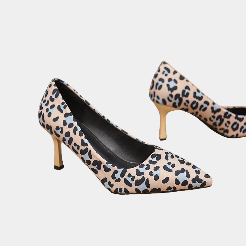 Frecella | Leopard Mid-Heels