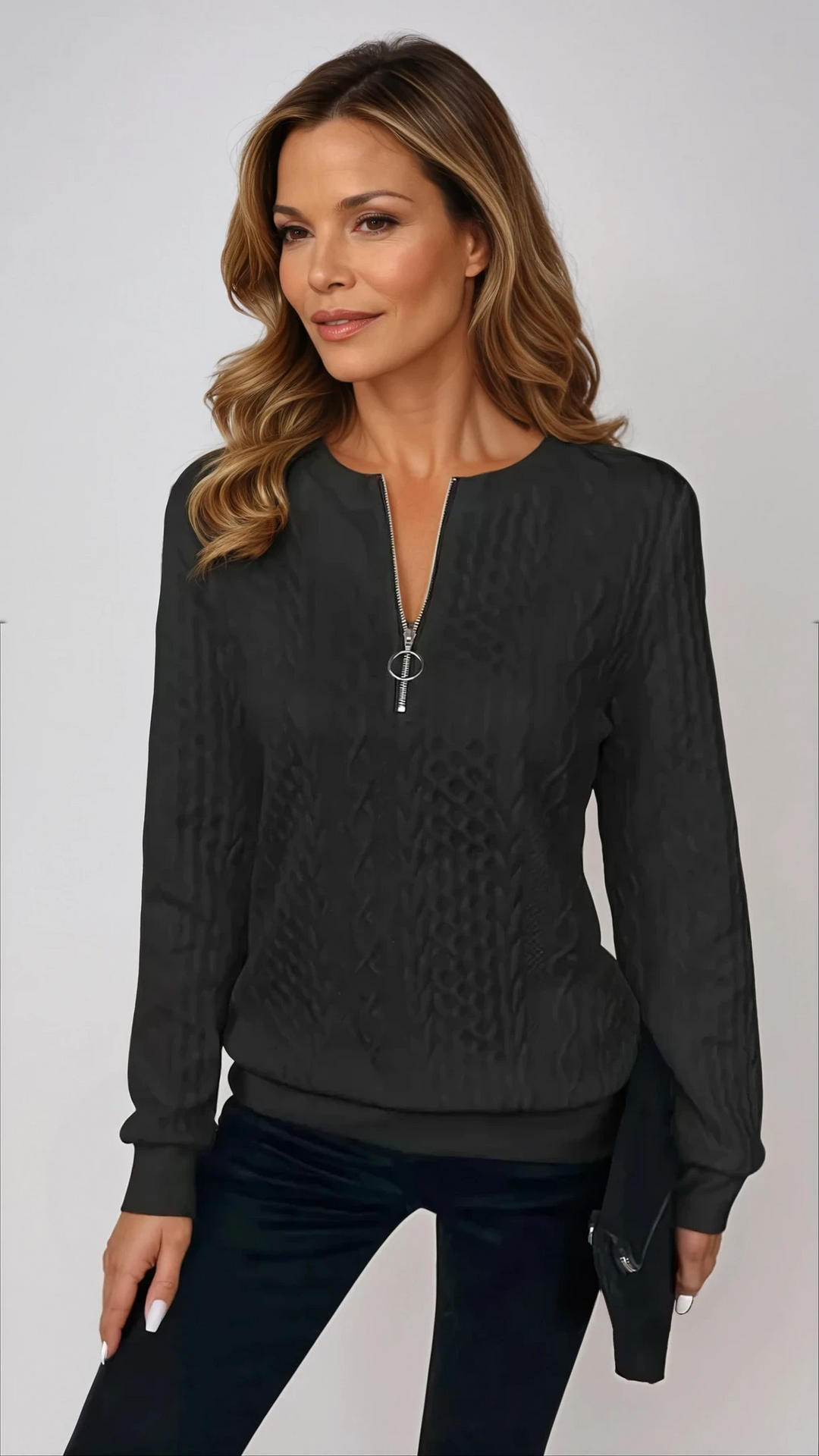 Fleur - Quarter-Zip Pullover