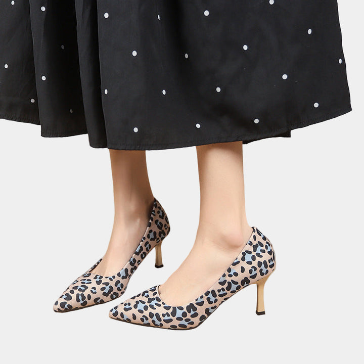 Frecella | Leopard Mid-Heels