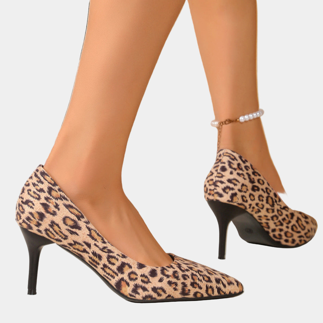 Brionna | Leopard Mid-Heels