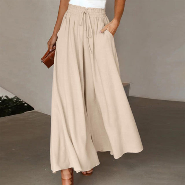 LAURA | FLOWY WIDE-LEG PANTS