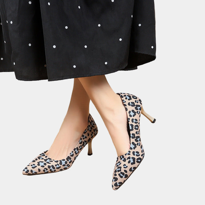 Frecella | Leopard Mid-Heels