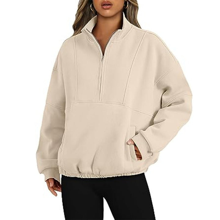Lindsey - Cozy Zipper-up Sweater