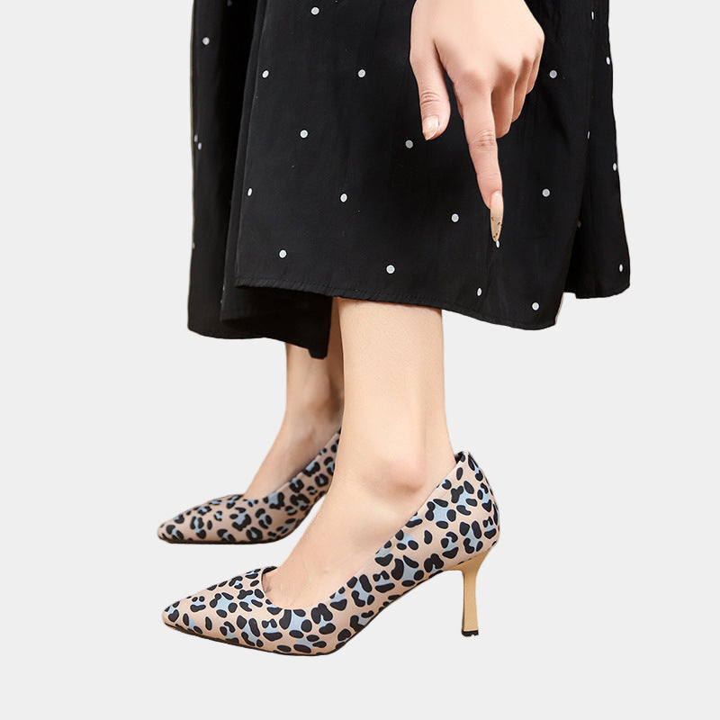 Frecella | Leopard Mid-Heels