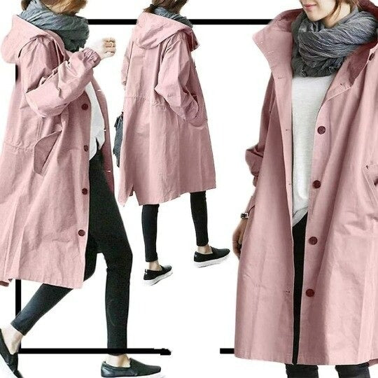 Vivienne™ – Elegant & Water-Repellent Trench Coat