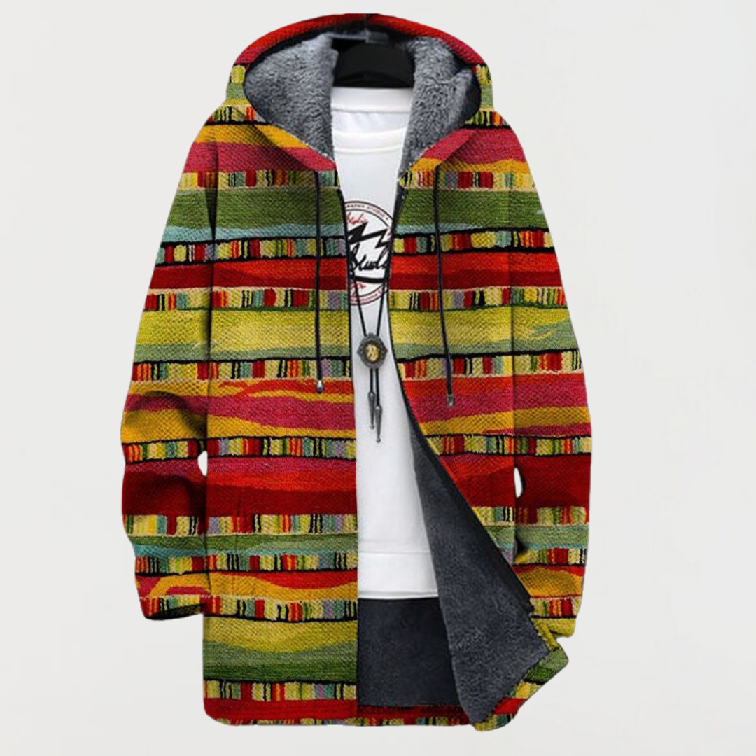 Selene | Tribal Stripe Hoodie