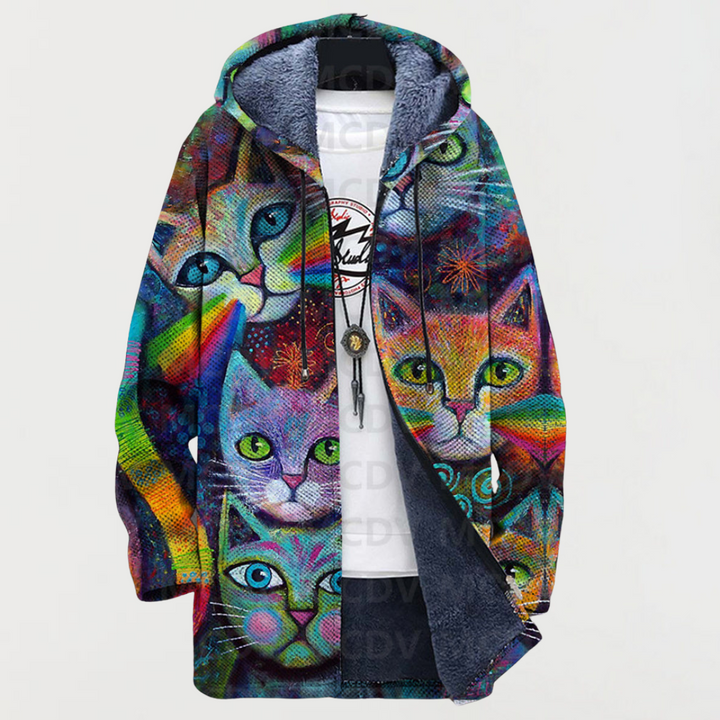 Luxe | Rainbow Cat Hoodie
