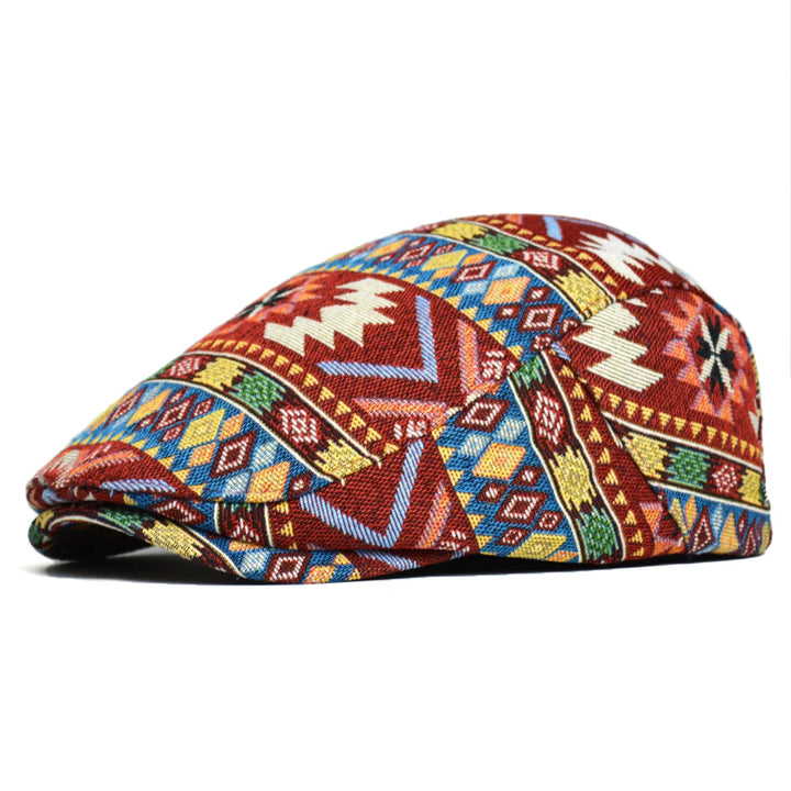 JOEFFREY | COLORFUL GEOMETRIC DESIGN BERET