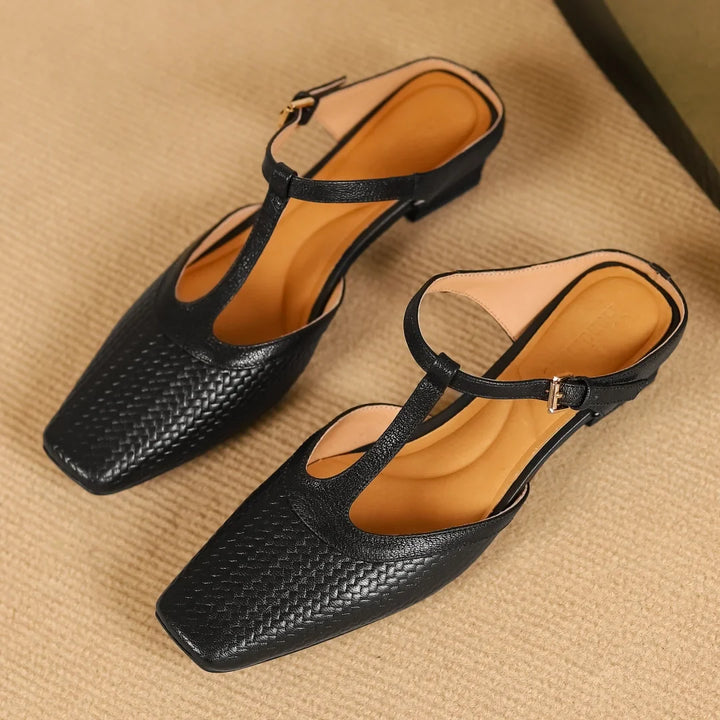 Sophia Leather Mules