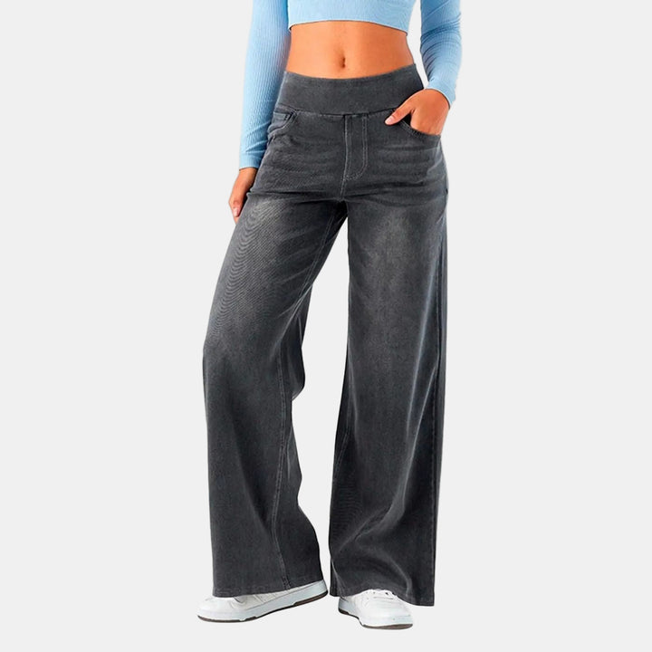 Oriana | Stretchable Wide-Leg Jeans