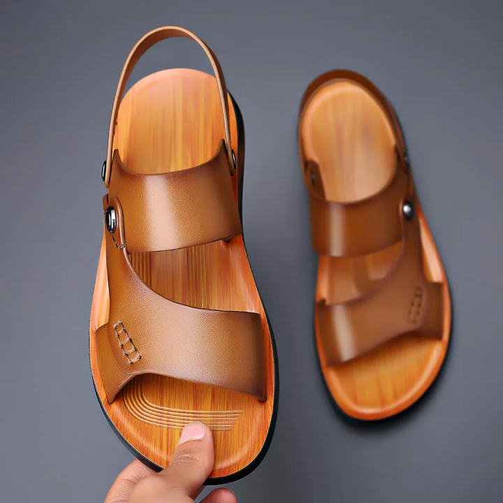DWIGHT | TIMELESS AVENWOOD LEATHER SANDALS