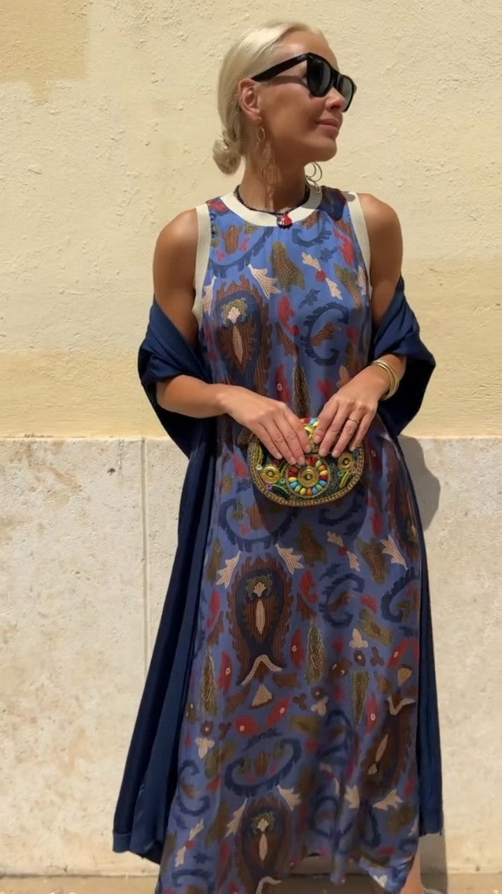 Marlowe | Elegant long dress with matching shawl