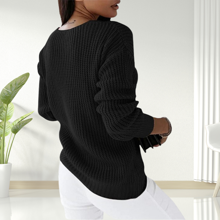 Alyssa - Cozy Cable Knit Sweater