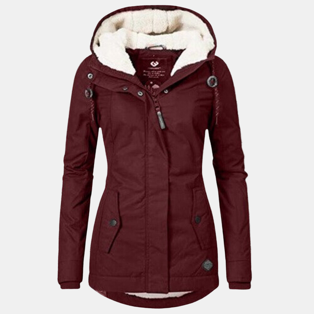 Penelope | Cozy Sherpa Hoodie Coat