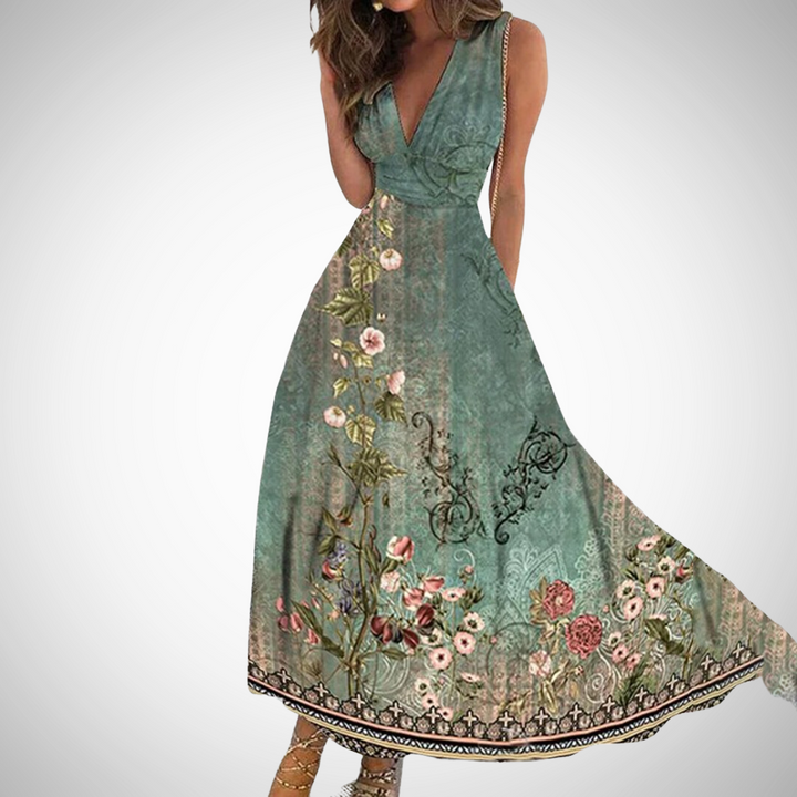 GRACE™ - Timeless Floral Maxi Dress