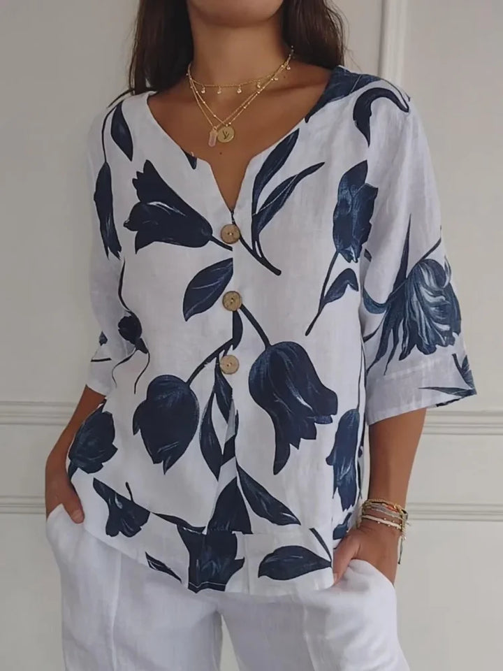 Kennedy | Soft and Airy Floral Blouse