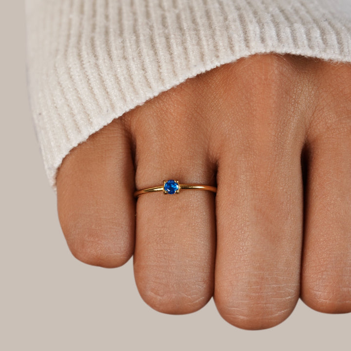 LUNA | ELEGANT BIRTHSTONE RINGS