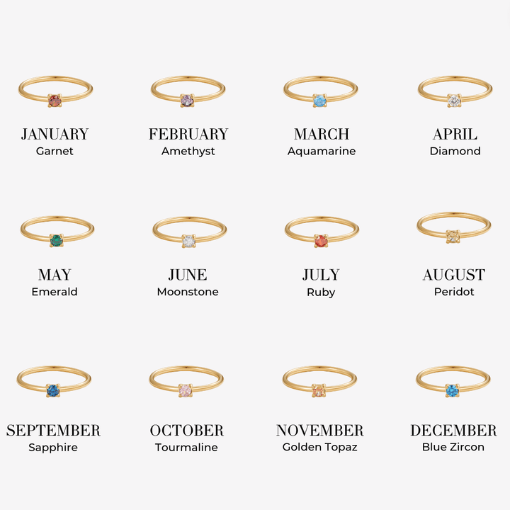 INFINITY | BIRTHSTONE RINGS