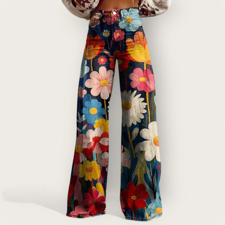 YASMIN | COLORFUL WIDE-LEG JEANS