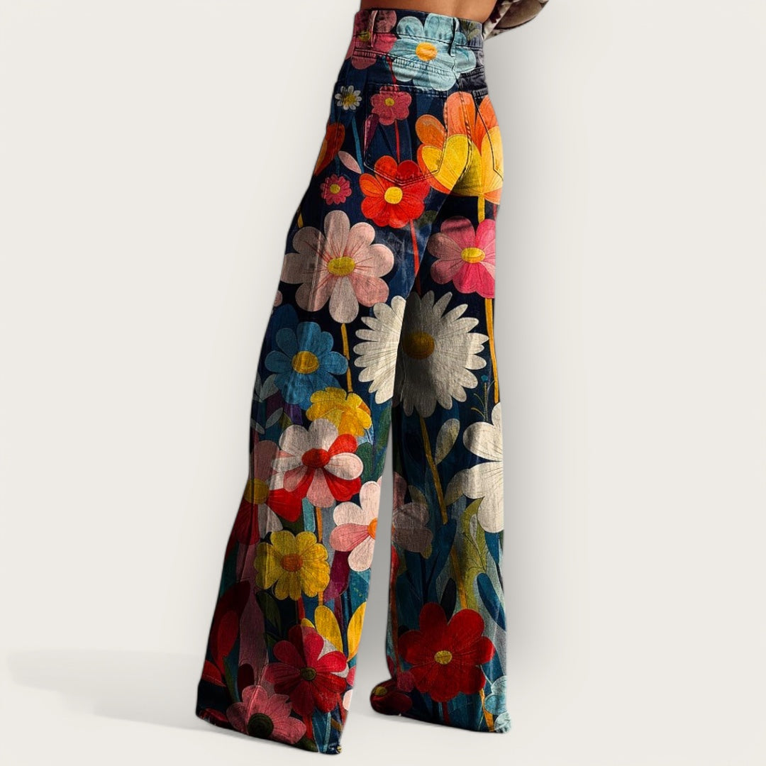 YASMIN | COLORFUL WIDE-LEG JEANS