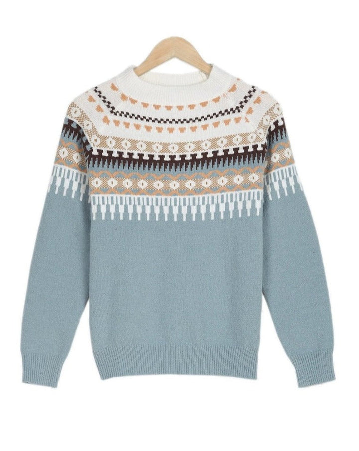 Amiee - Casual Round Neck Loose Sweater