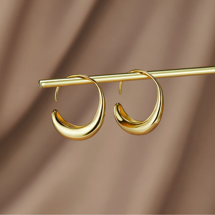 CAMILLE | DROP HOOP EARRINGS