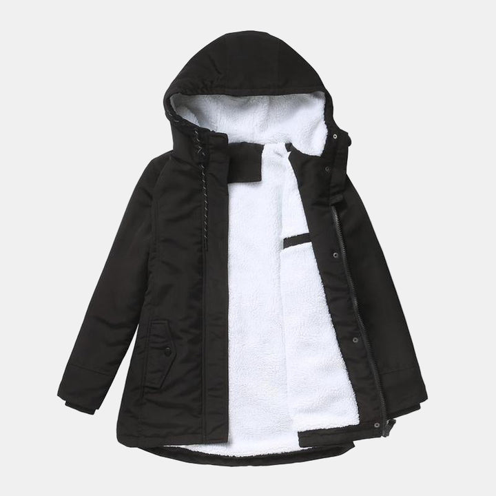 Mariel | Quilted Lining Hooded Coat