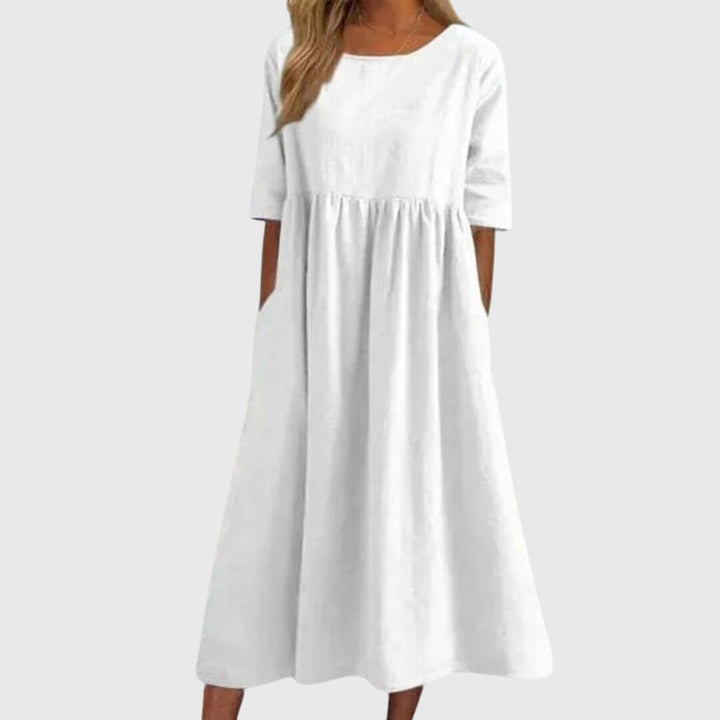 Ariana | Elegant Short-Sleeved Dress