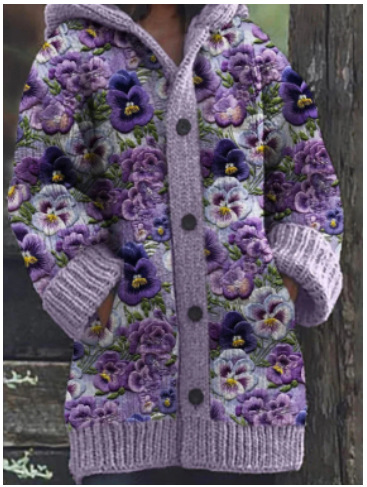 Purple Flowers / 5XL