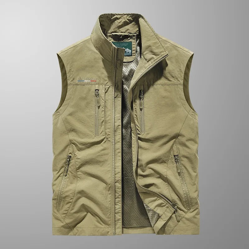 TOPHER | MULTI-POCKKET SLEEVELESS VEST