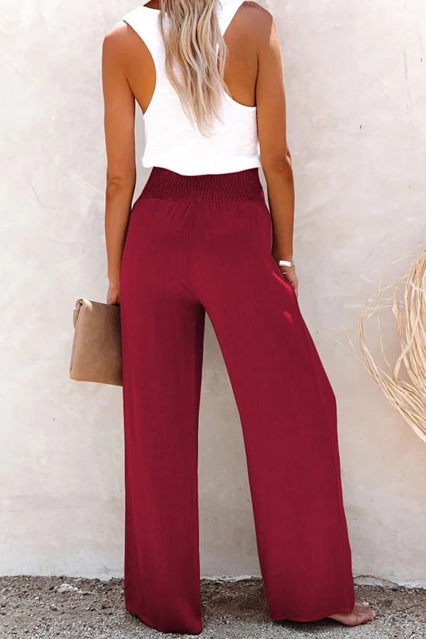 RHONA | COMFORTABLE HIGH-WAIST PANTS