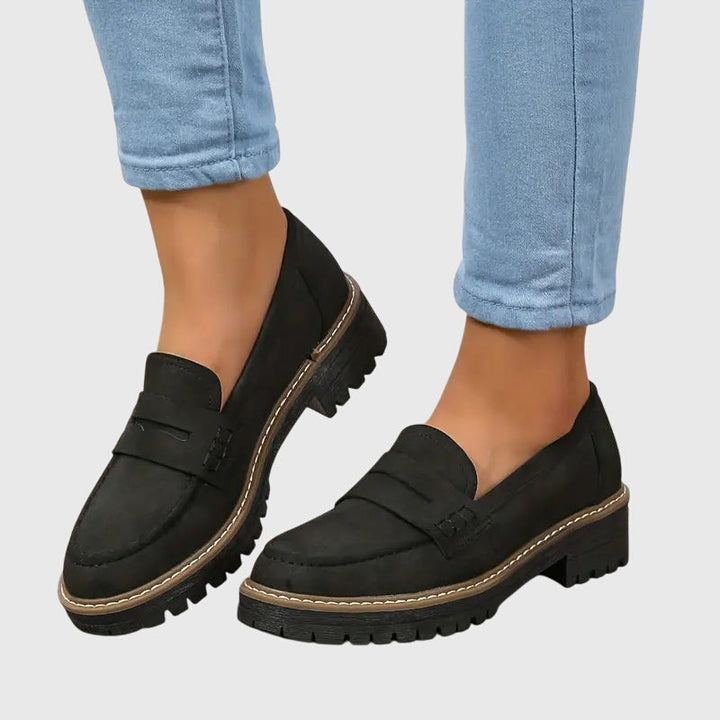 Lilia | Timeless Suede Loafers