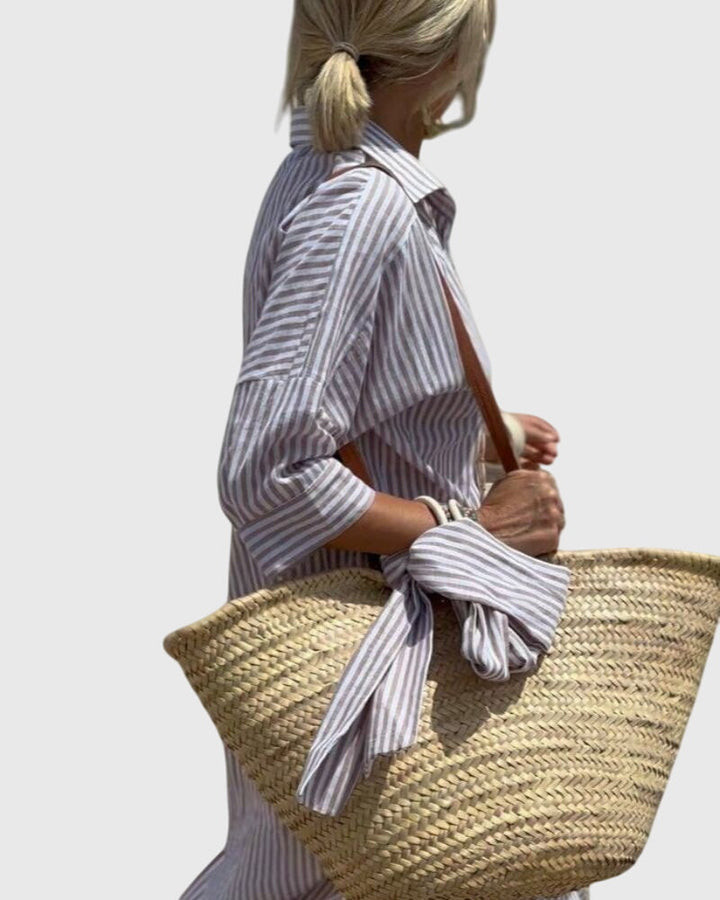 Deborah | Classic Striped Dress