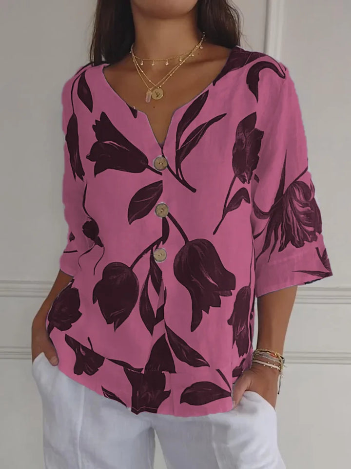 Kennedy | Soft and Airy Floral Blouse