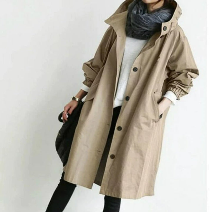 Vivienne™ – Elegant & Water-Repellent Trench Coat
