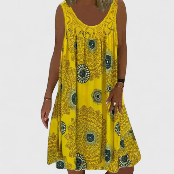 Elviana | Sleeveless summer comfy dress