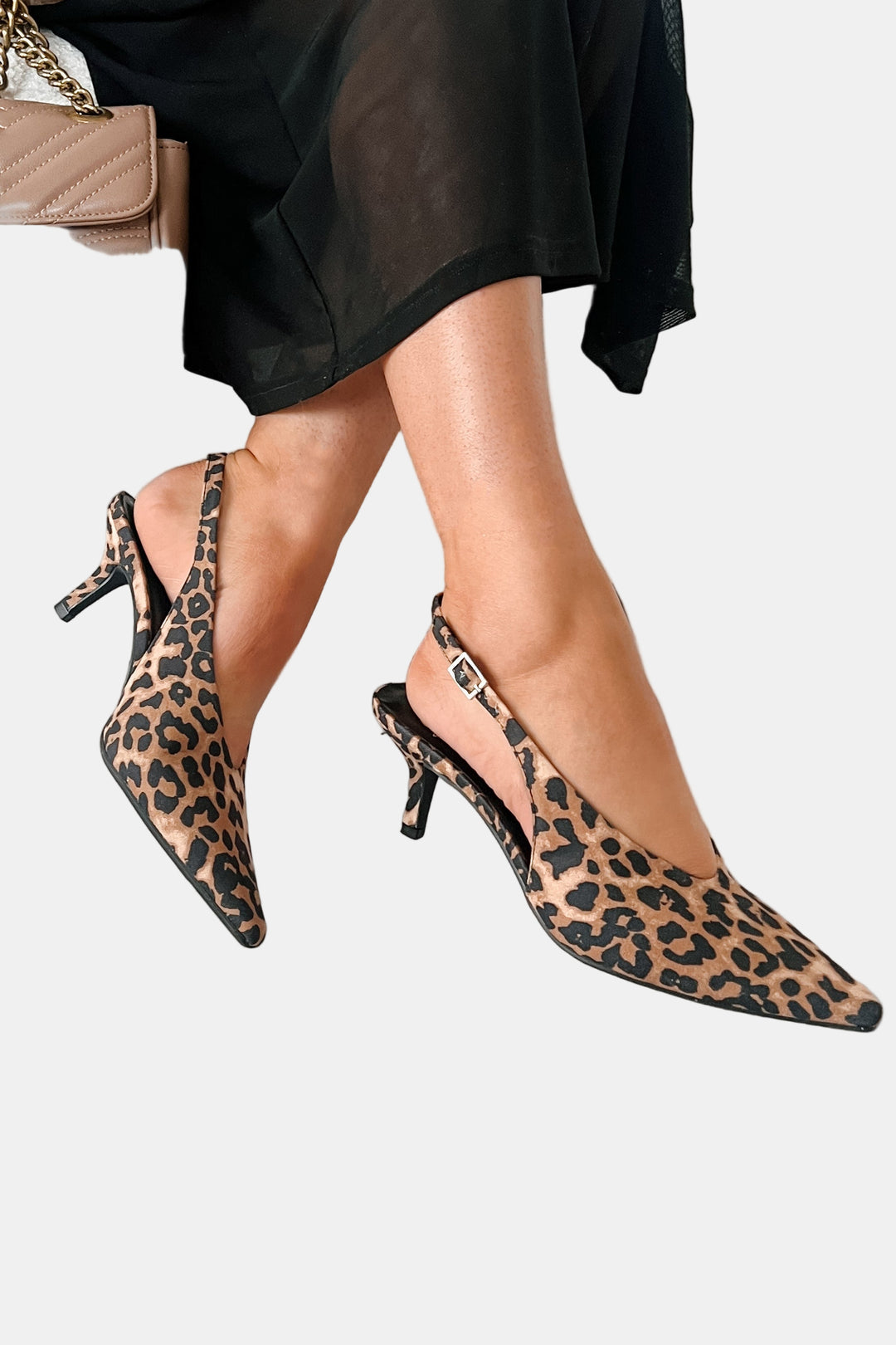 Bellora | Leopard Slingback Kitten Heels