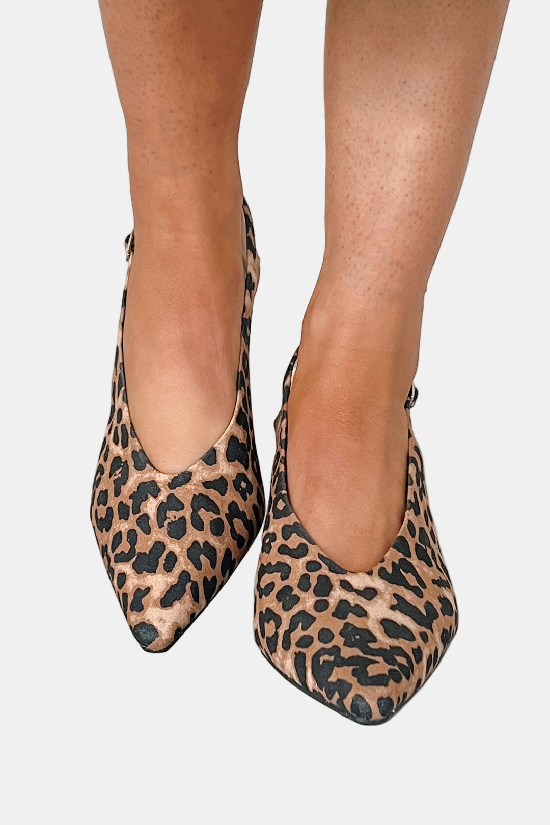 Bellora | Leopard Slingback Kitten Heels