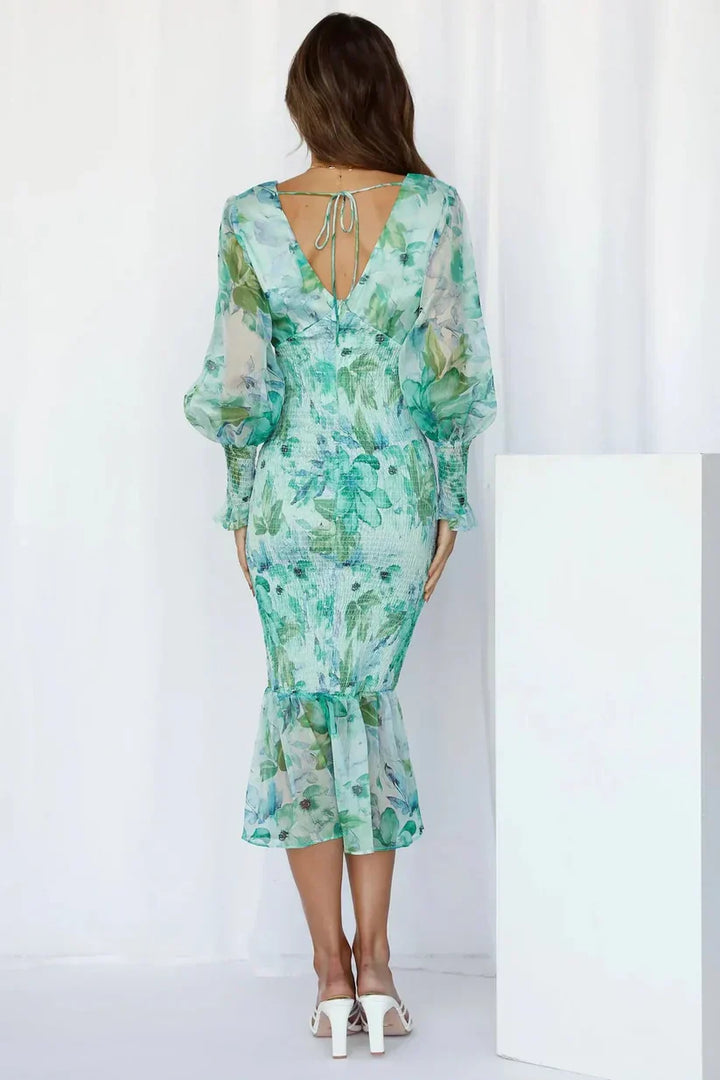 EDITH | ELEGANT FLORAL DRESS