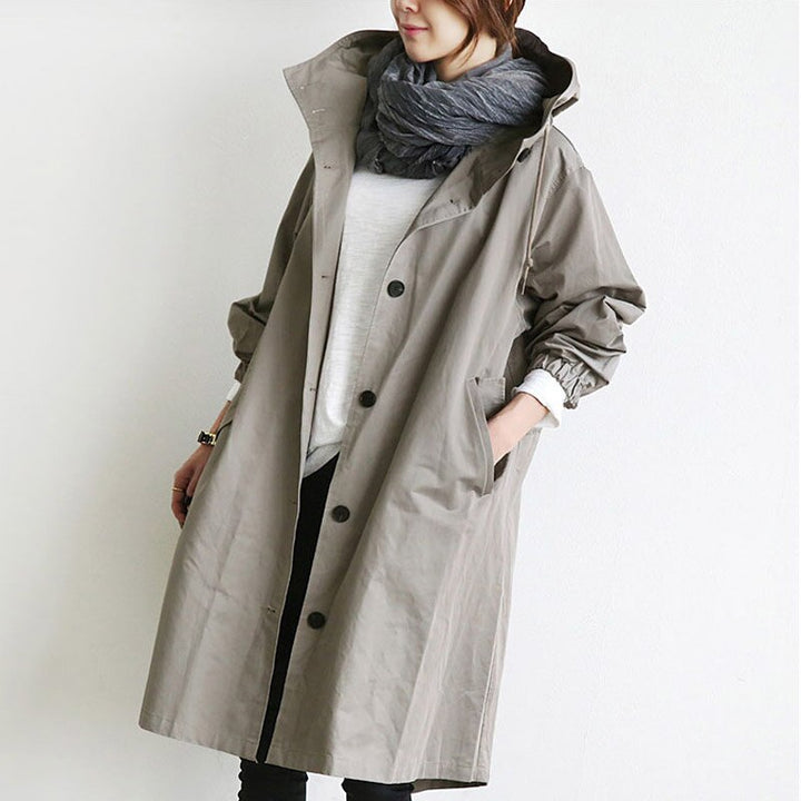 Vivienne™ – Elegant & Water-Repellent Trench Coat