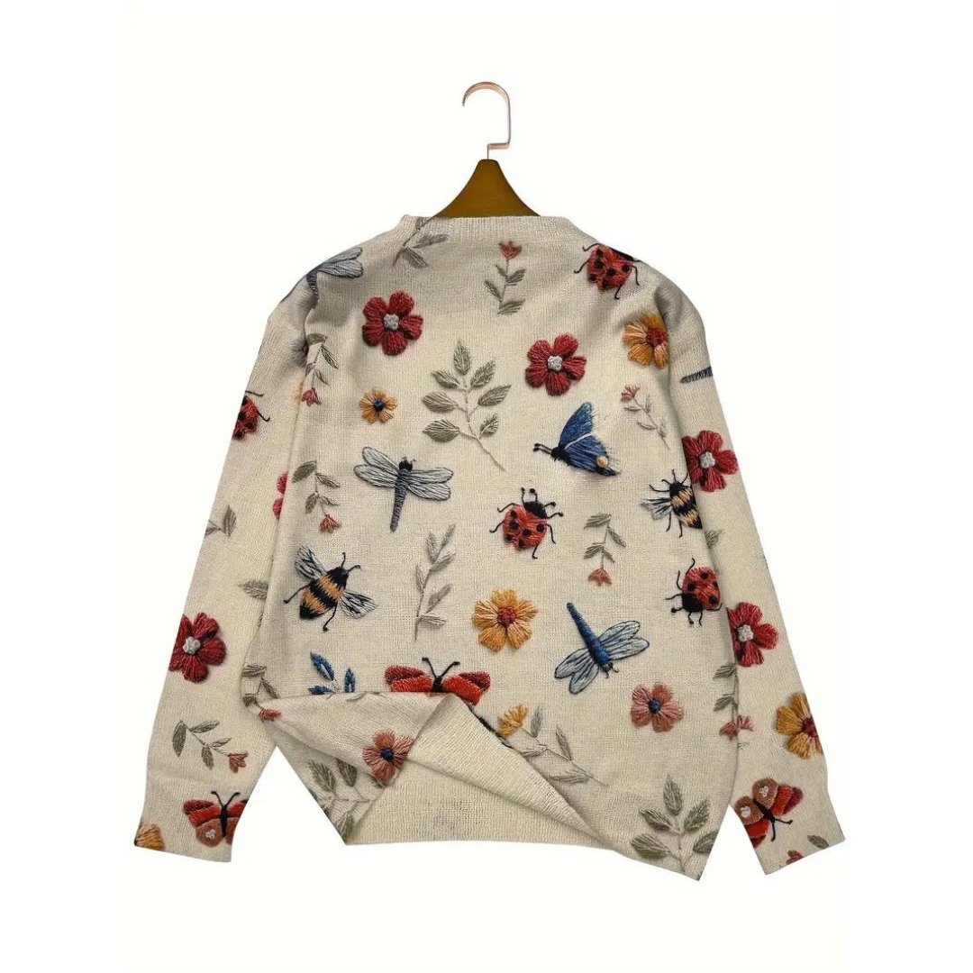 Sara - Casual Floral Long Sleeve