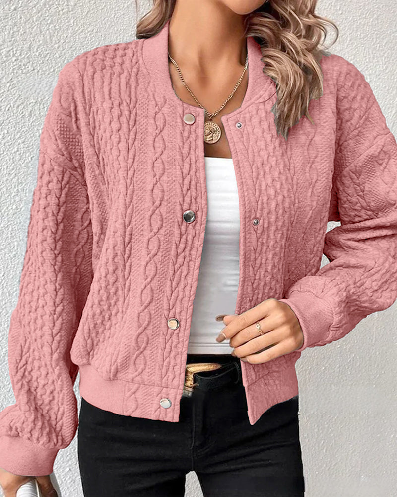 Alora - Comfortable Buttoned Sweater