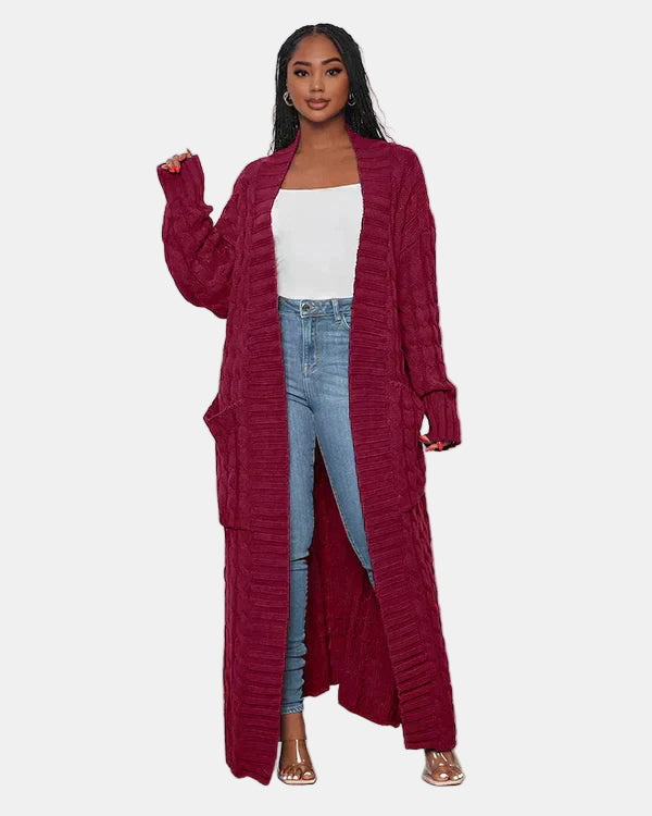 Sienna | V-Neck Long Casual Cardigan