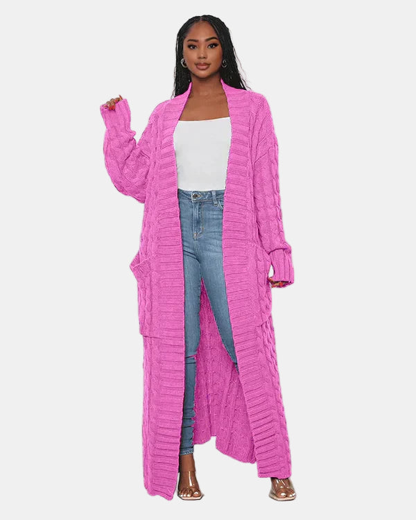 Sienna | V-Neck Long Casual Cardigan
