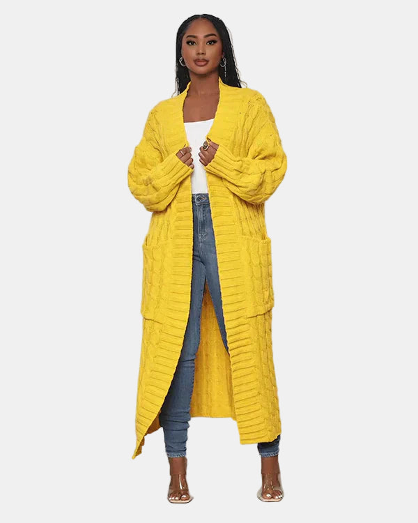 Sienna | V-Neck Long Casual Cardigan