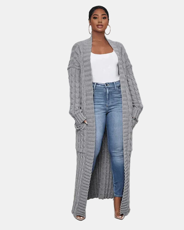 Sienna | V-Neck Long Casual Cardigan