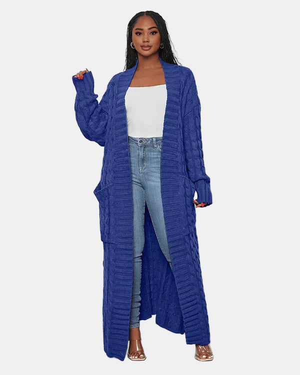 Sienna | V-Neck Long Casual Cardigan