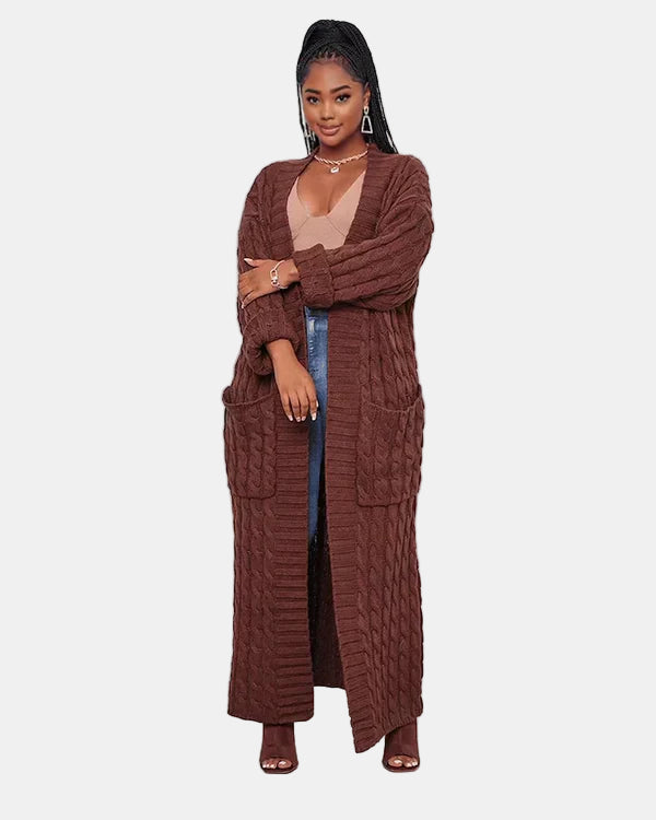 Sienna | V-Neck Long Casual Cardigan