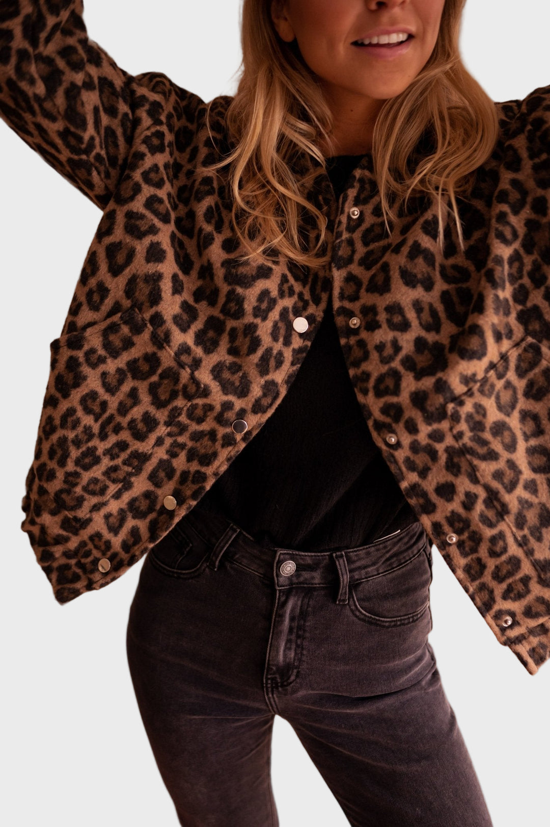 Aria | Trendy Leopard Jacket